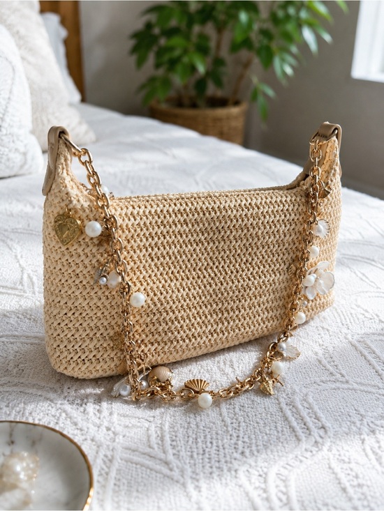 Handbags - Handmade Rare Beach Bag with Charms!